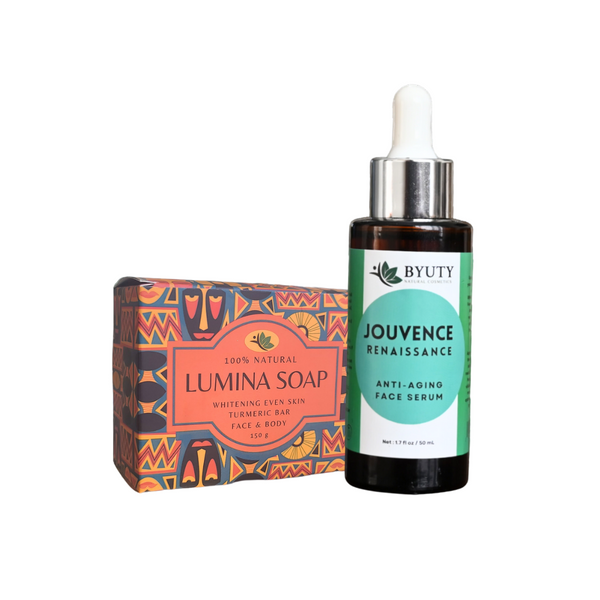 Jouvence Renaissance Serum + Turmeric Soap Bar Lumina Bundle
