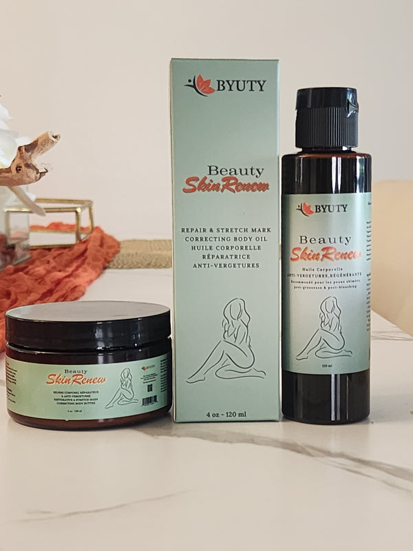 Skin Renew Body Oil and Body Butter Set