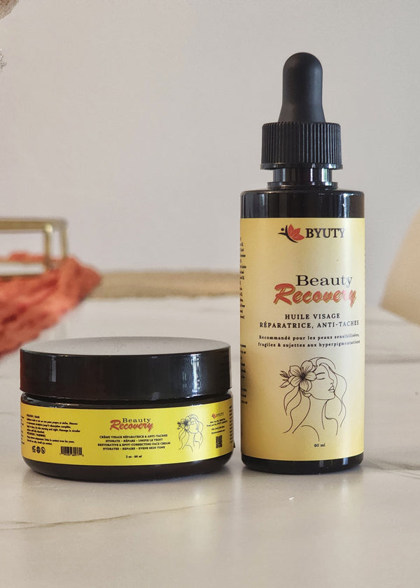 Recovery Face Oil and Face Cream Set